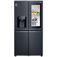 LG 889 Litres 2 Star Frost Free French Door Smart Wi-Fi Enabled Refrigerator with InstaView Door-in-Door (GR-X31FMQHL, Matte Black)_1