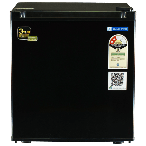 Blue Star MiniBar 47 Litres 2 Star Direct Cool Single Door Refrigerator with Anti Fungal Gasket (MR60-GB, Black)_1