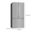 Electrolux UltimateTaste 700 524 Litres Frost Free French Door Refrigerator with NutriFresher Inverter Compressor (EHE5224C-A NIN, Arctic Silver)_3