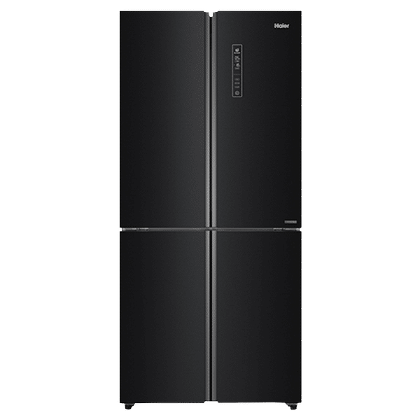 Haier 531 Litres A++ Frost Free French Door Convertible Refrigerator with Dual Humidity Zone (HRB-550KS, Black Steel)_1