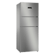 BOSCH Series 4 332 Litres Frost Free Triple Door Convertible Refrigerator with Temperature Display (CMC33S05NI, Shiney Silver)_4