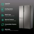 Haier 628 Litres Frost Free Side by Side Refrigerator with Magic Cooling Technology (HRT-683IS, Inox Steel)_2