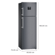 LIEBHERR 350 Litres 2 Star Frost Free Double Door Refrigerator with DuoCooling Technology (TDCS 3565 Premium, Cobalt Steel)_3