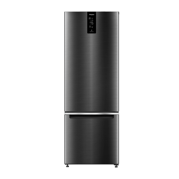 Whirlpool 324 Litres 3 Star Frost Free Double Door Bottom Mount Convertible Refrigerator with Adaptive Intelligence Technology (IFPRO BM INV CNV, Steel Onyx)_1