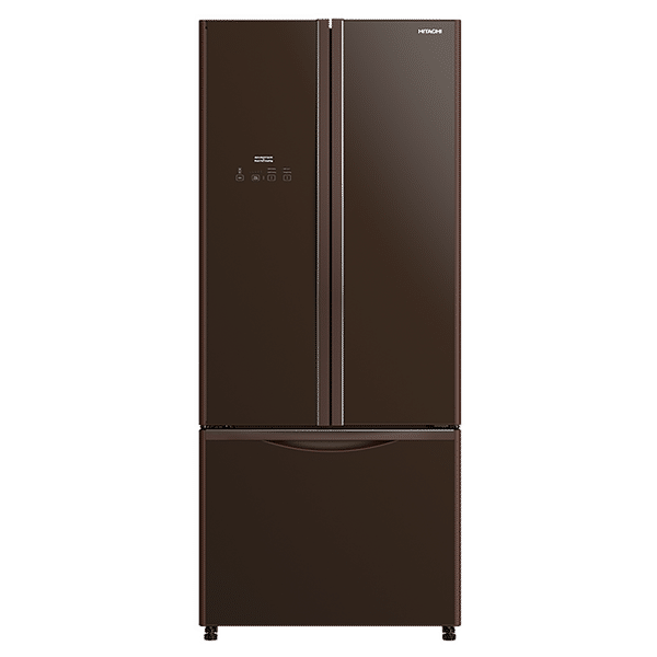 HITACHI 451 Litres 5 Star Frost Free Triple Door Bottom Mount Refrigerator with Dual Fan Cooling (R-WB490PND9, Brown)_1