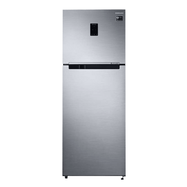 SAMSUNG 415 Litres 2 Star Frost Free Double Door Convertible Refrigerator with All-Around Cooling Technology (RT42B5538S8/TL, Elegant Inox)_1