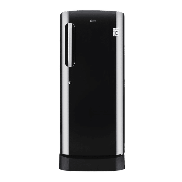 LG 235 Litres 4 Star Direct Cool Single Door Refrigerator with Stabilizer Free Operation (GL-D241AESY.DESZEB, Ebony Sheen)_1