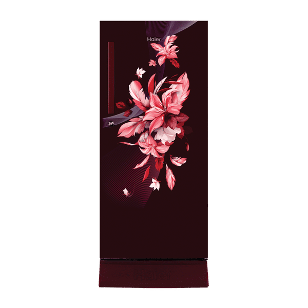 Haier 190 Litres 3 Star Direct Cool Single Door Refrigerator with Diamond Edge Freezing Technology (HRD-2103PRO-P, Red Opal)_1