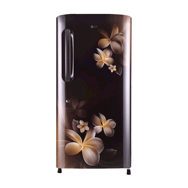 LG 215 Litres 4 Star Direct Cool Single Door Refrigerator with Stabilizer Free Operation (GL-B221AHPY.DHPZEB, Hazel Plumeria)_1
