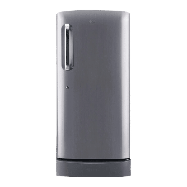 LG 215 Litres 3 Star Direct Cool Single Door Refrigerator with Stabilizer Free Operation (GL-D221APZD, Shiny Steel)_1