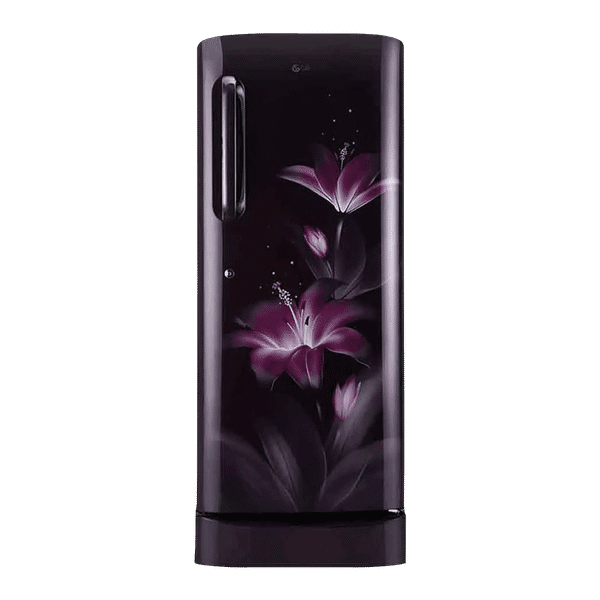 LG 235 Litres 3 Star Direct Cool Single Door Refrigerator with Stabilizer Free Operation (GL-D241APGD, Purple Glow)_1