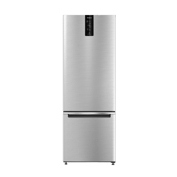 Whirlpool Intellifresh Pro 285 Litres 2 Star Frost Free Double Door Bottom Mount Convertible Refrigerator with 6th Sense Technology (IFPRO BM INV CNV 3, Grey)_1