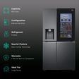 LG 635 Litres 3 Star Frost Free Side by Side Refrigerator with Smart Diagnosis (GL-X257AMCX, Matt Black)_2