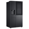 LG 635 Litres 3 Star Frost Free Side by Side Refrigerator with Smart Diagnosis (GL-X257AMCX, Matt Black)_4