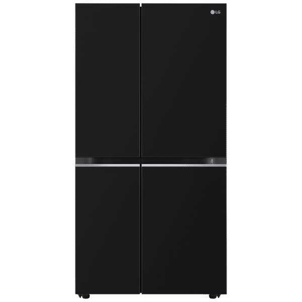 LG 655 Litres 3 Star Frost Free Side by Side Refrigerator with Smart Diagnosis (GL-B257HWBY, Western Black)_1