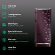 Godrej Edge Duo 255 Litres 3 Star Direct Cool Single Door Refrigerator with Duo Flow Technology (RD EDGE DUO 270C 33 TDI, Jade Wine)_2