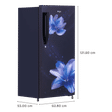 Haier 195 Liters 2 Star Direct Cool Single Door Refrigerator with Stabilizer Free Operation (HED-20TMF, Marine Serenity)_3
