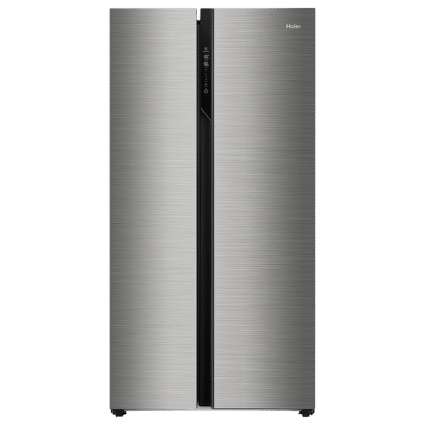 Haier 570 Litres A+ Frost Free Side by Side Refrigerator with Deo Fresh Technology (HRF-622SS, Shiny Steel)_1