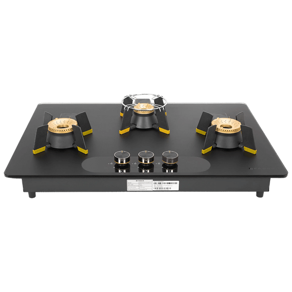 FABER Magiclift HT753 Toughened Glass Top 3 Burner Automatic Hob (Lift and Lock Feature, Black)_1
