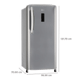 LG 204 Litres 4 Star Direct Cool Single Door Refrigerator with Smart Connect (GL-B211CPZY, Dim Grey)_3