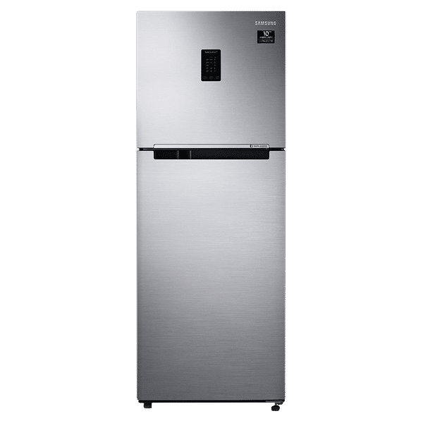 SAMSUNG 324 Litres 2 Star Frost Free Double Door Convertible Refrigerator with Stabilizer Free Operation (RT34T4542S8/HL, Elegant Inox)_1