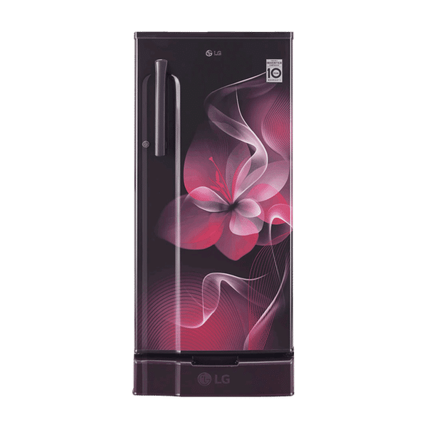 LG 188 Litres 3 Star Direct Cool Single Door Refrigerator with Stabilizer Free Operation (GL-B191KPDX.APDZEB, Purple Dazzle)_1