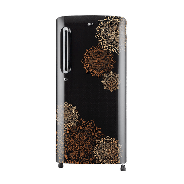 LG 190 Litres 3 Star Direct Cool Single Door Refrigerator with Multi Air Flow System (GL-B201AERD.BERZEB, Ebony Regal)_1