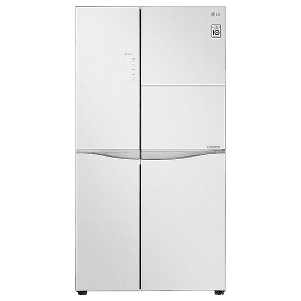 LG 675 Litres Frost Free Side by Side Door Smart Wifi Enabled Refrigerator with Hygiene Fresh Plus (GC-C247UGLW.BLWQEB, Linen White)_1