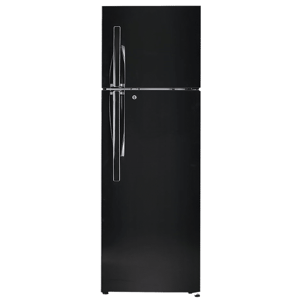 LG 360 Litres 3 Star Frost Free Double Door Convertible Refrigerator with Smart Diagnosis (GL-T402JES3.EESZEB, Ebony Sheen)_1