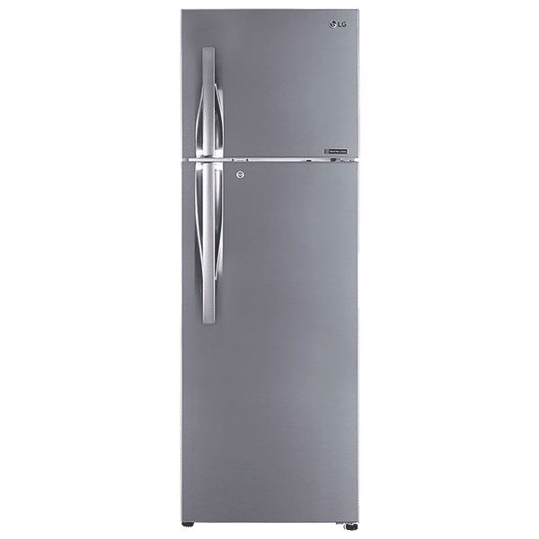 LG 360 Litres 3 Star Frost Free Double Door Convertible Refrigerator with Smart Diagnosis (GL-T402JPZN.EPZZEB, Shiny Steel)_1