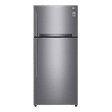 LG 547 Litres 3 Star Frost Free Double Door Smart Wi-Fi Enabled Refrigerator with Smart Diagnosis (GN-H702HLHQ.APZQEB, Platinum Silver III)_1