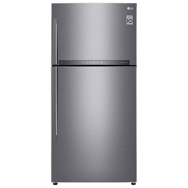 LG 630 Litres 3 Star Frost Free Double Door Smart Wi-Fi Enabled Refrigerator with Door Cooling Plus Technology (GR-H812HLHQ.APZQEB, Platinum Silver III)_1