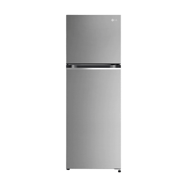 LG 246 Litres 3 Star Frost Free Double Door Convertible Refrigerator with Smart Diagnosis (GL-S262SPZX.DPZZEB, Shiny Steel)_1