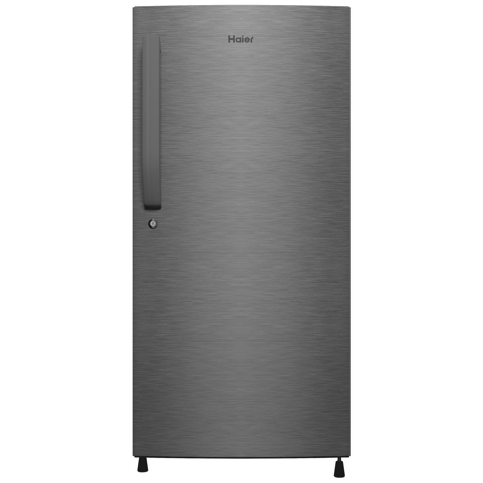 Haier 190 Litres 4 Star Direct Cool Single Door Refrigerator with Antibacterial Gasket (HED203DSP, Brushline Silver)