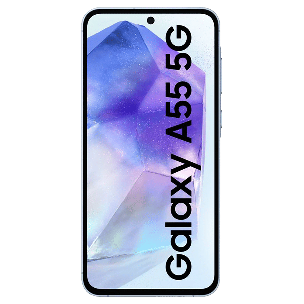 Buy SAMSUNG Galaxy A55 5G (12GB RAM, 256GB, Awesome Iceblue) Online – Croma