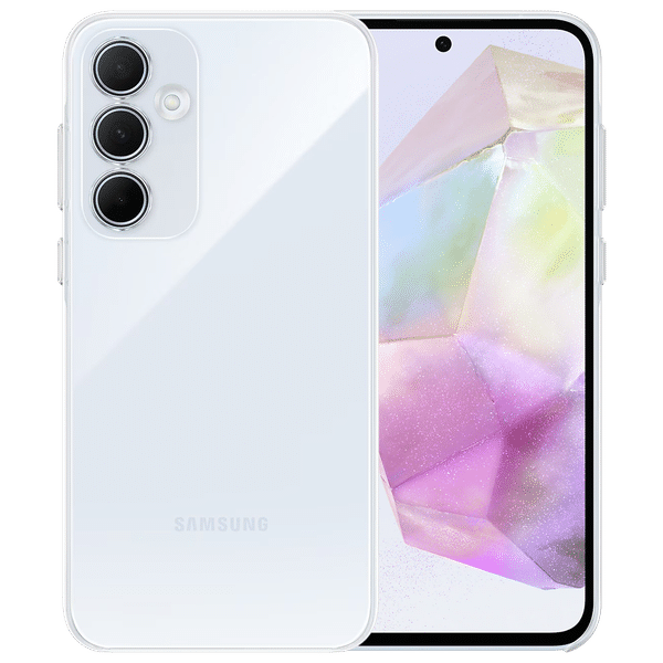 SAMSUNG Back Cover for Galaxy A35 (Scratch Resistant Coating, Transparent)_1