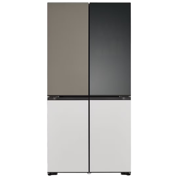 LG 617 Litres 3 Star Frost Free French Door Refrigerator with Linear Cooling Technology (GRA24FDMMB, Multicolour)_1