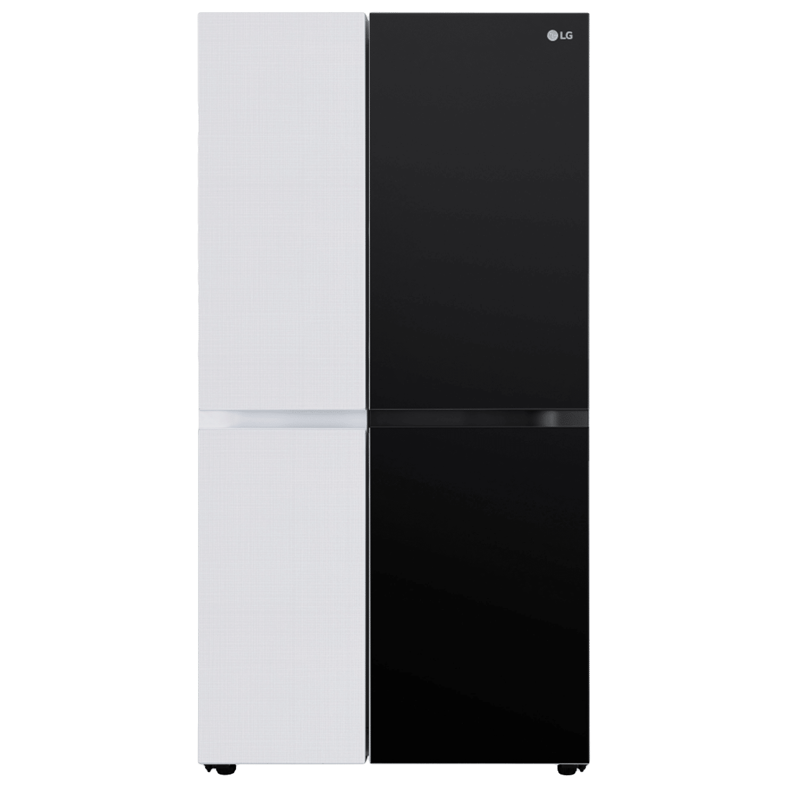 LG 635 Litres 3 Star Frost Free Side by Side Refrigerator with Antibacterial Gasket (GLB257DMK3, Moon Knight)