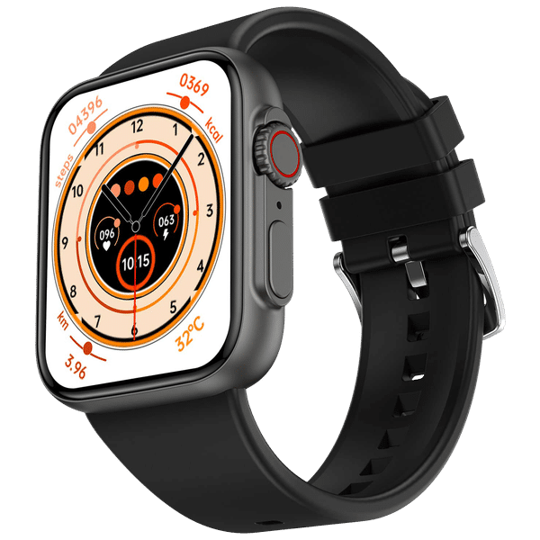 FIRE-BOLTT Gladiator Smartwatch with Bluetooth Calling (49.7mm HD Display, IP67 Water Resistant, Black Strap)_1