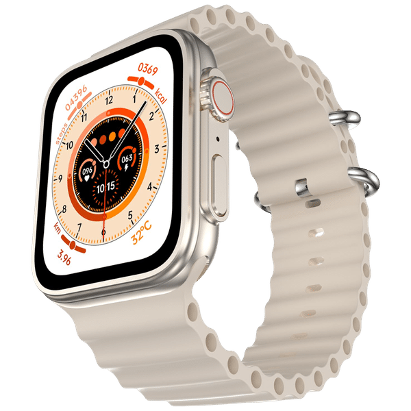 FIRE-BOLTT Gladiator Ocean Smartwatch with Bluetooth Calling (49.7mm Display, IP67 Water Resistant, Light Gold Strap)_1