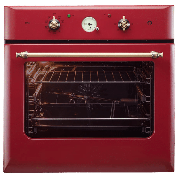 KAFF CLOV6RD 60L Built-in Oven with True Convection (Red)_1