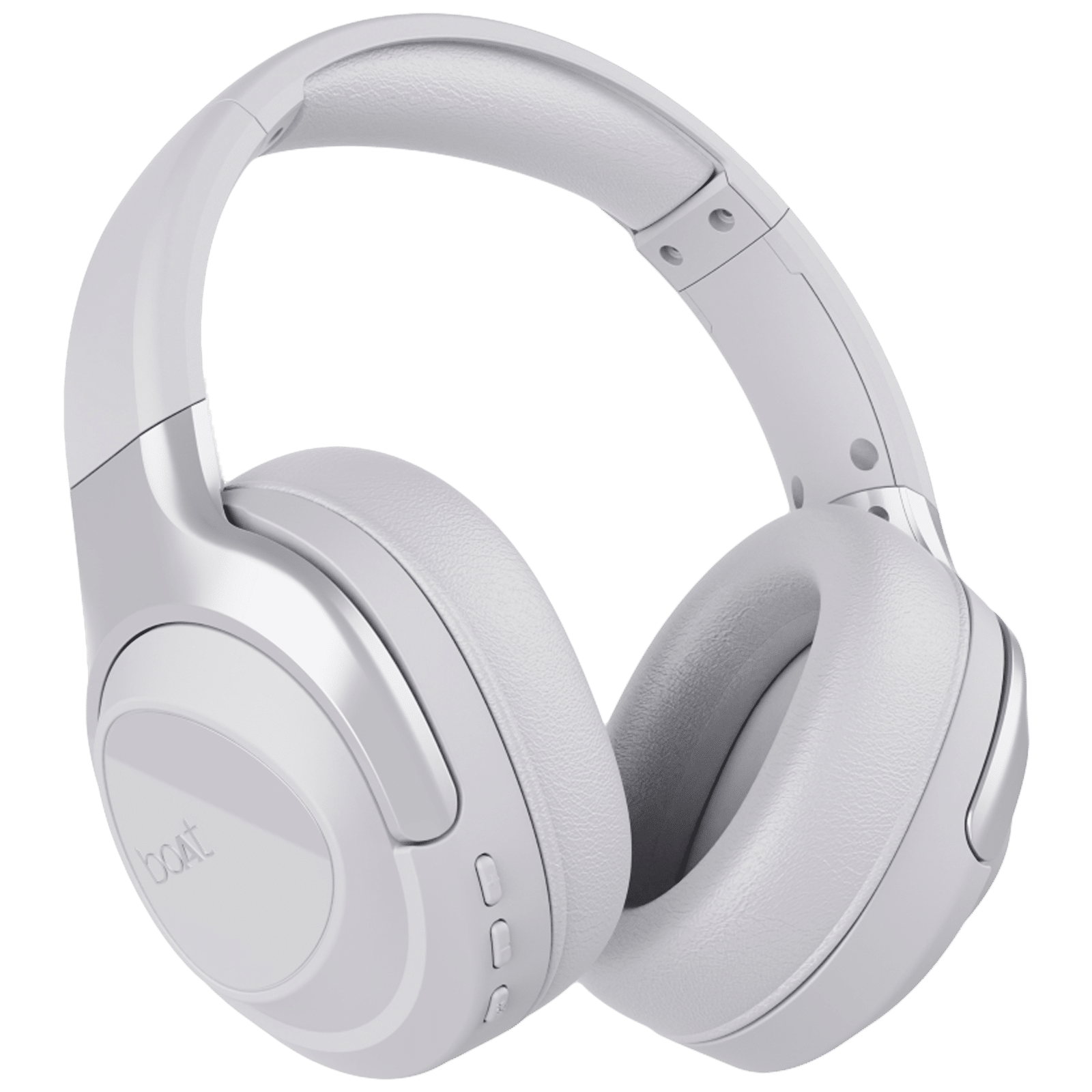 boAt Nirvana Eutopia Bluetooth Headphone with Mic (Upto 20 Hours Playback, Over Ear, Primia White)