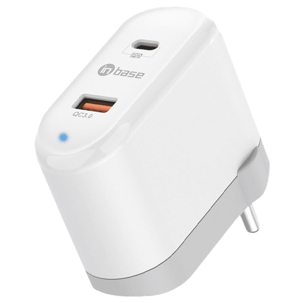 in base 18W Type C Fast Charger (Adapter Only, Quick Charge 3.0, White)_1