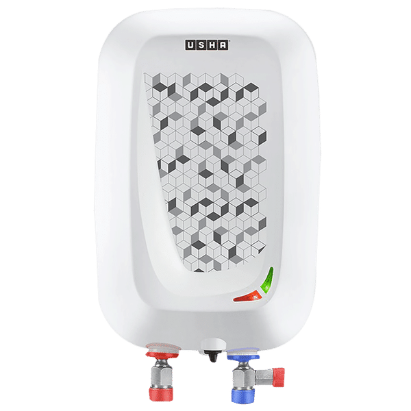 USHA Instano 1 Litre Vertical Instant Geyser with IPX4 Protection (Moonlight White)_1
