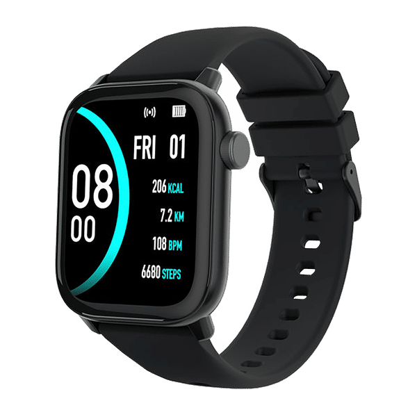 Fitshot Grip Smartwatch with Upto 7 Days Battery Life (42.92mm IPS LCD Display, IP68 Waterproof, Black Strap)_1
