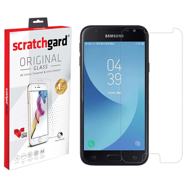 scratchgard TGS Tempered Glass for Samsung Galaxy J4 Plus (Full Touch Sensitivity)_1