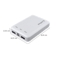 stuffcool PB99 10000 mAh Fast Charging Power Bank (1 Type C & 2 Micro USB Ports, LED Indicator, White)_2