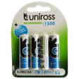 uniross Fratelli 1500 mAh Alkaline AA Rechargeable Battery (Pack Of 4)_1