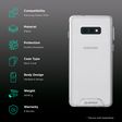 stuffcool Ice Hard Plastic Back Cover for Samsung Galaxy S10e (Raised Lip Protection, Transparent)_2