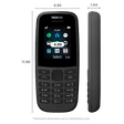 NOKIA 105 12ASTB21A02 (4MB, 800 mAh Battery, FM Radio, Black)_2